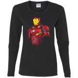 T-Shirts Black / S Infinity Iron Women's Long Sleeve T-Shirt