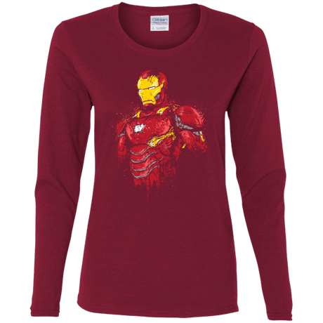 T-Shirts Cardinal / S Infinity Iron Women's Long Sleeve T-Shirt