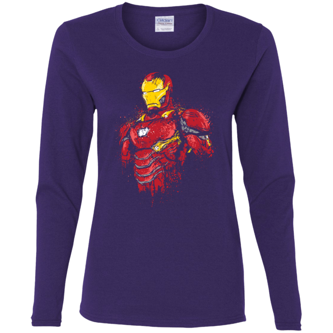 T-Shirts Purple / S Infinity Iron Women's Long Sleeve T-Shirt