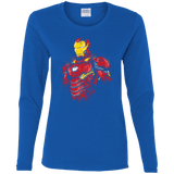 T-Shirts Royal / S Infinity Iron Women's Long Sleeve T-Shirt