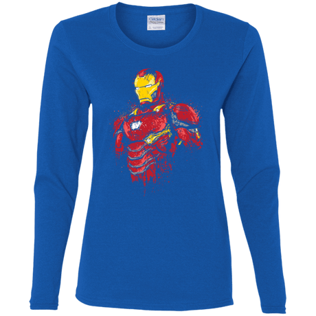 T-Shirts Royal / S Infinity Iron Women's Long Sleeve T-Shirt