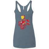 T-Shirts Indigo / X-Small Infinity Iron Women's Triblend Racerback Tank