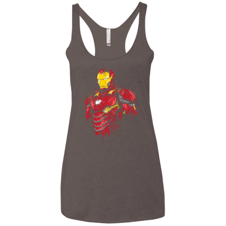 T-Shirts Macchiato / X-Small Infinity Iron Women's Triblend Racerback Tank