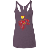 T-Shirts Vintage Purple / X-Small Infinity Iron Women's Triblend Racerback Tank