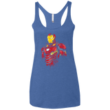 T-Shirts Vintage Royal / X-Small Infinity Iron Women's Triblend Racerback Tank