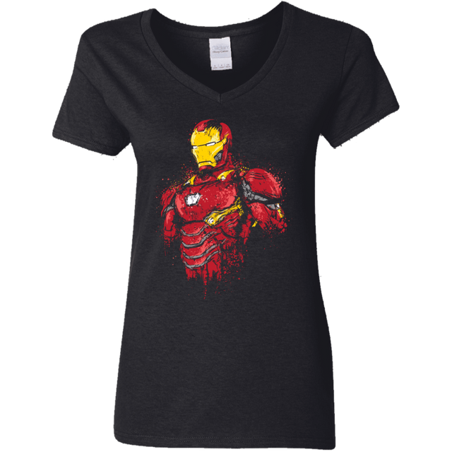 T-Shirts Black / S Infinity Iron Women's V-Neck T-Shirt