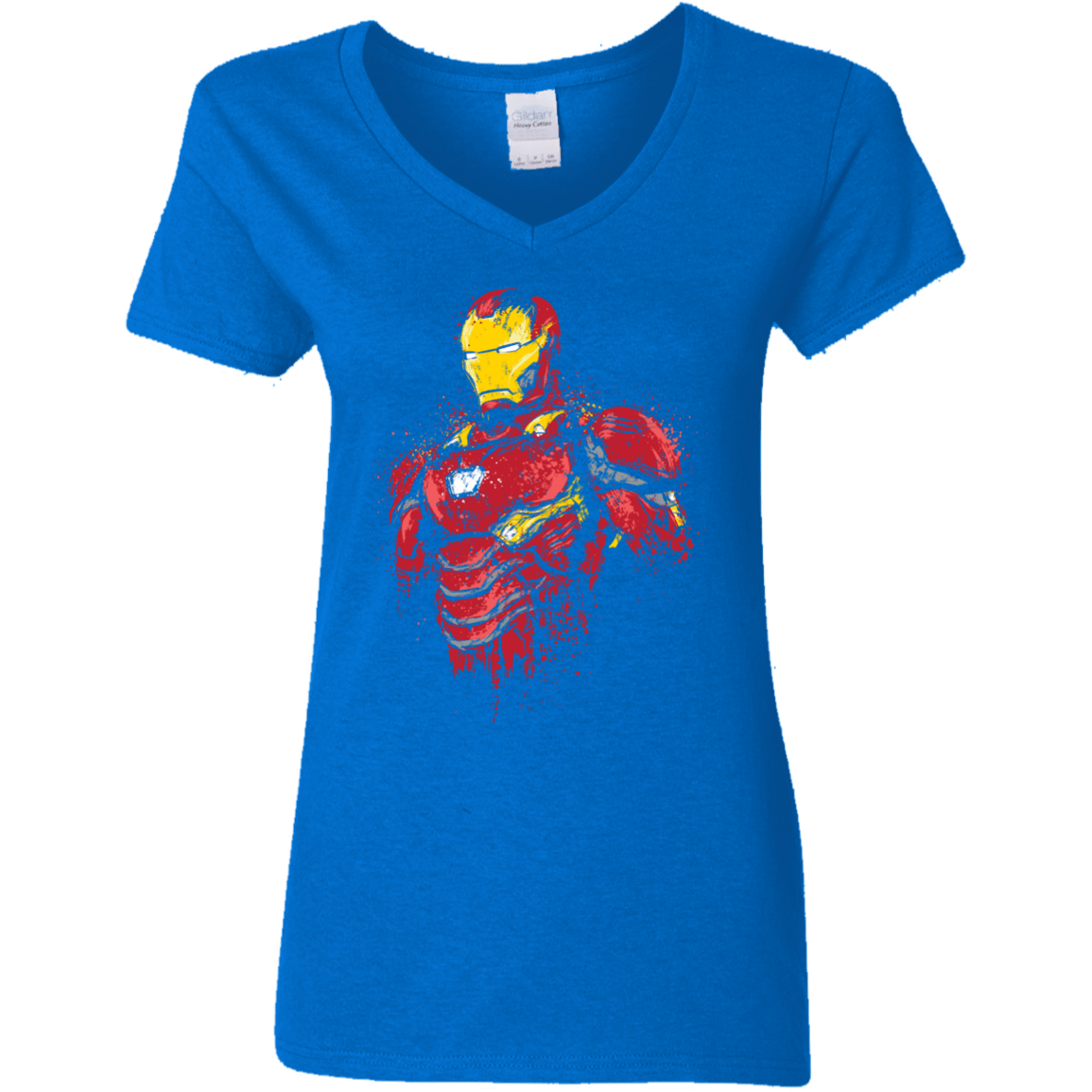 T-Shirts Royal / S Infinity Iron Women's V-Neck T-Shirt