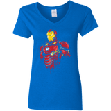 T-Shirts Royal / S Infinity Iron Women's V-Neck T-Shirt