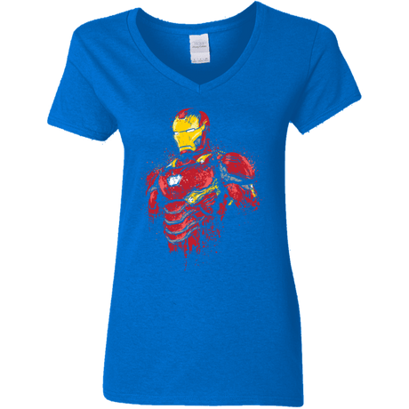 T-Shirts Royal / S Infinity Iron Women's V-Neck T-Shirt