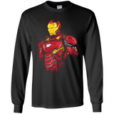 T-Shirts Black / YS Infinity Iron Youth Long Sleeve T-Shirt