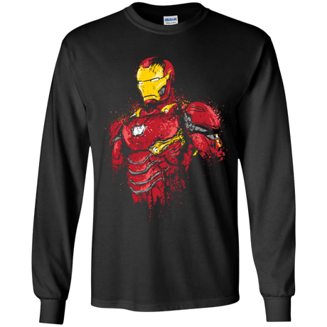 T-Shirts Black / YS Infinity Iron Youth Long Sleeve T-Shirt