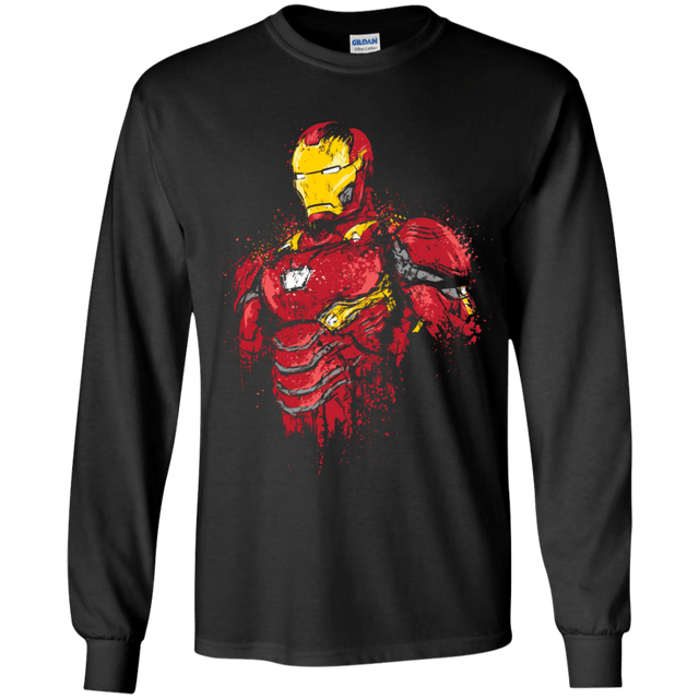 T-Shirts Black / YS Infinity Iron Youth Long Sleeve T-Shirt