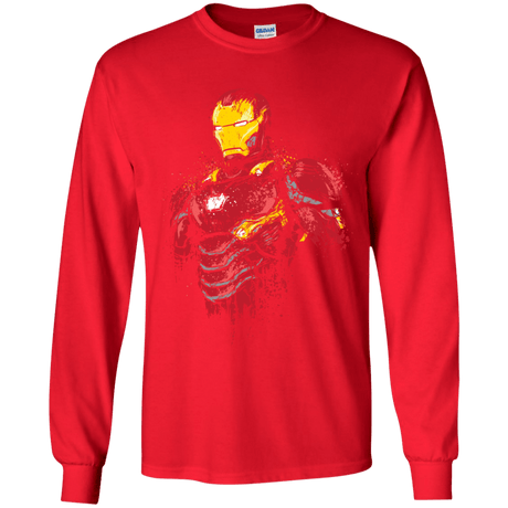 T-Shirts Red / YS Infinity Iron Youth Long Sleeve T-Shirt