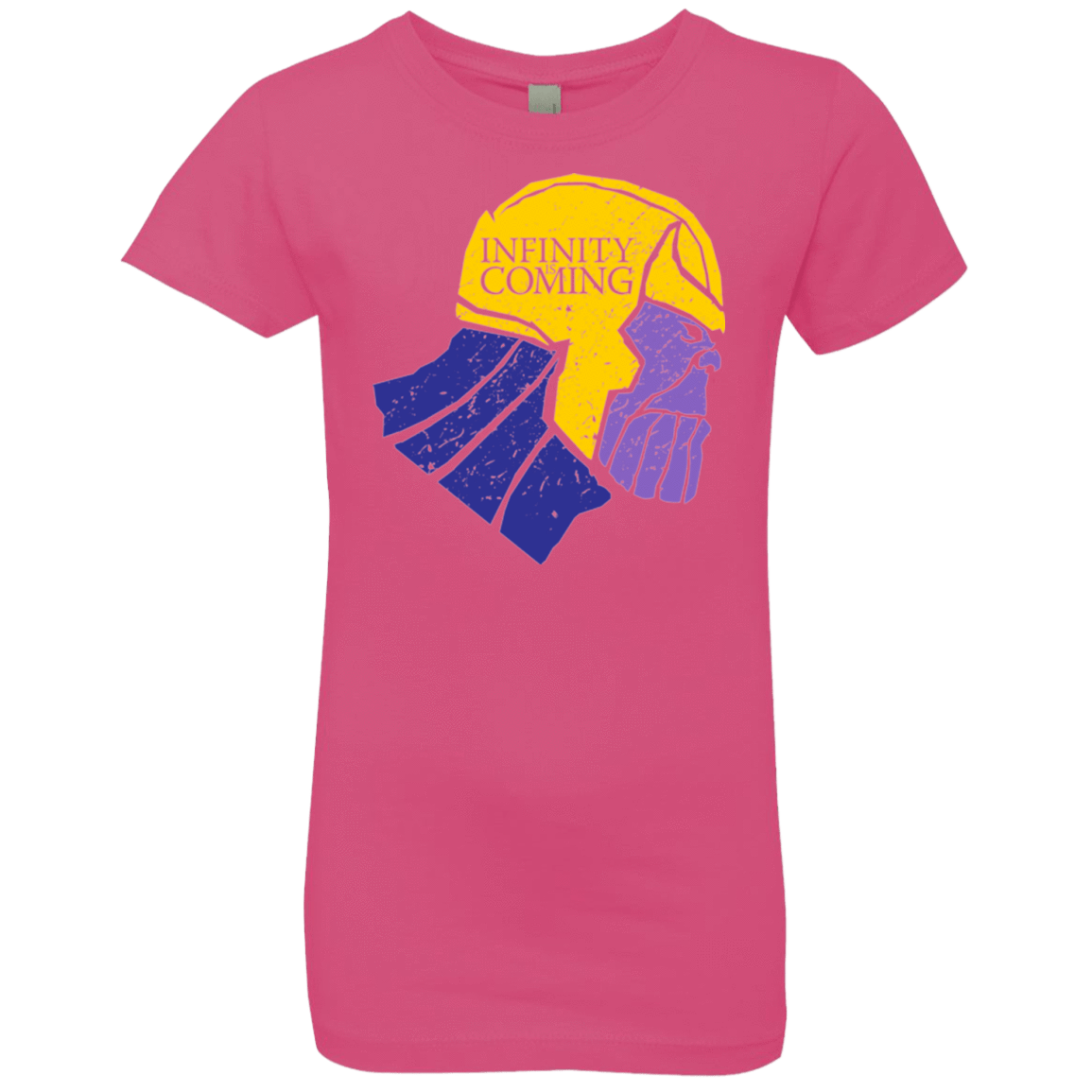 T-Shirts Hot Pink / YXS Infinity is Coming Girls Premium T-Shirt