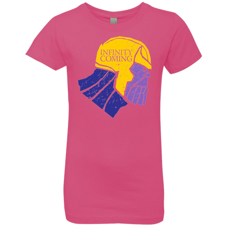 T-Shirts Hot Pink / YXS Infinity is Coming Girls Premium T-Shirt