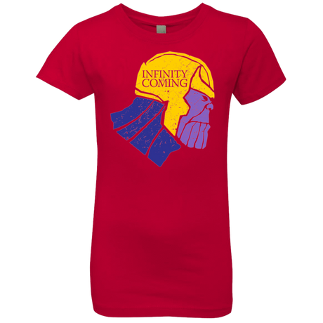 T-Shirts Red / YXS Infinity is Coming Girls Premium T-Shirt