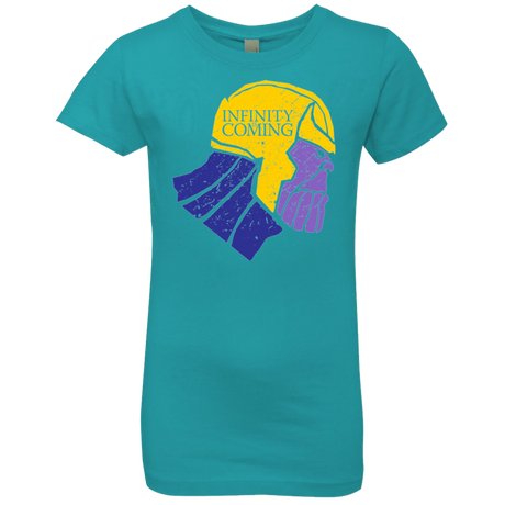 T-Shirts Tahiti Blue / YXS Infinity is Coming Girls Premium T-Shirt
