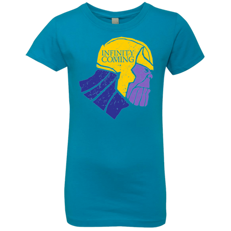T-Shirts Turquoise / YXS Infinity is Coming Girls Premium T-Shirt