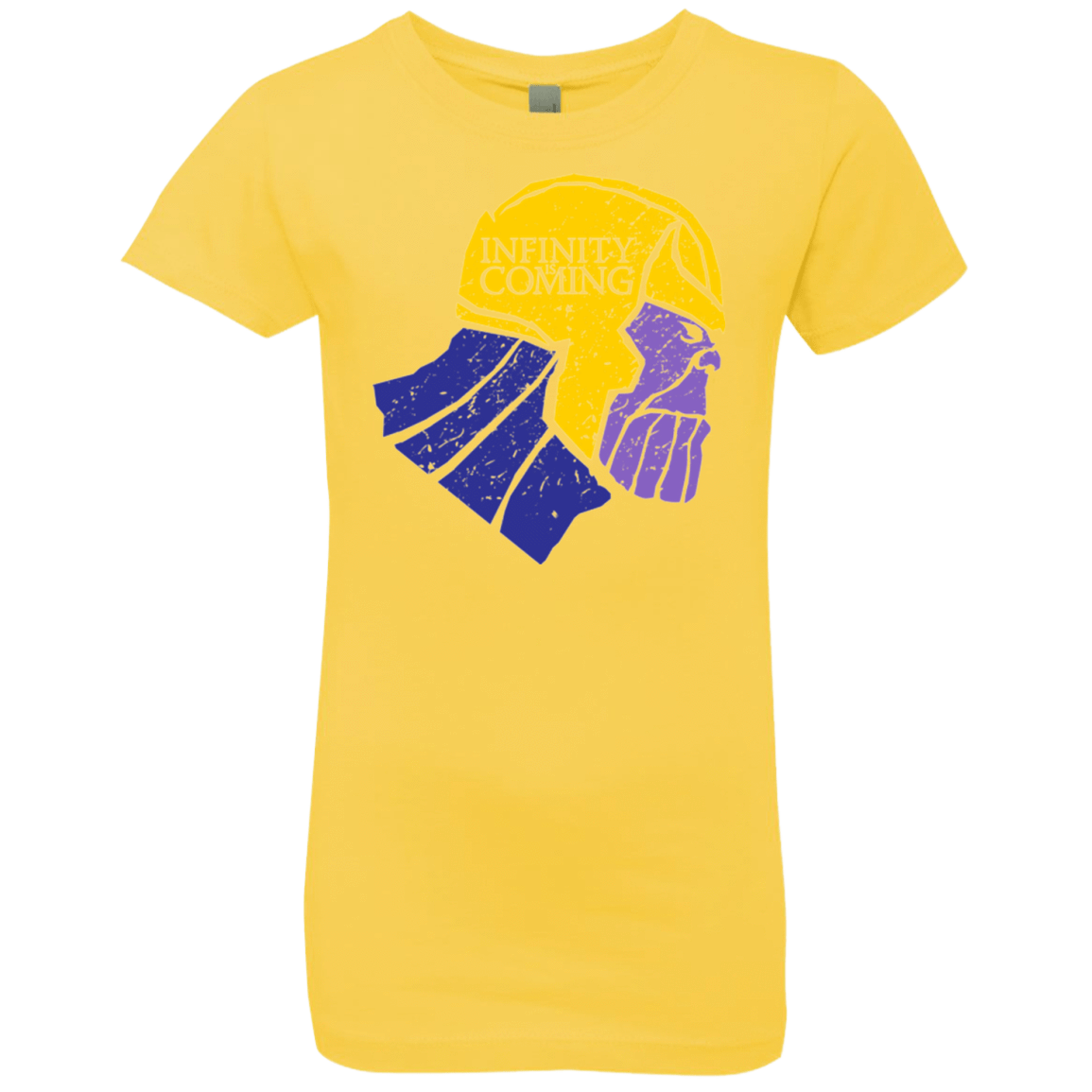 T-Shirts Vibrant Yellow / YXS Infinity is Coming Girls Premium T-Shirt