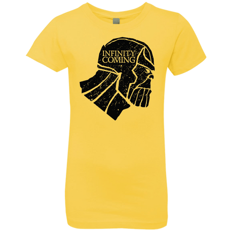 T-Shirts Vibrant Yellow / YXS Infinity is coming Girls Premium T-Shirt