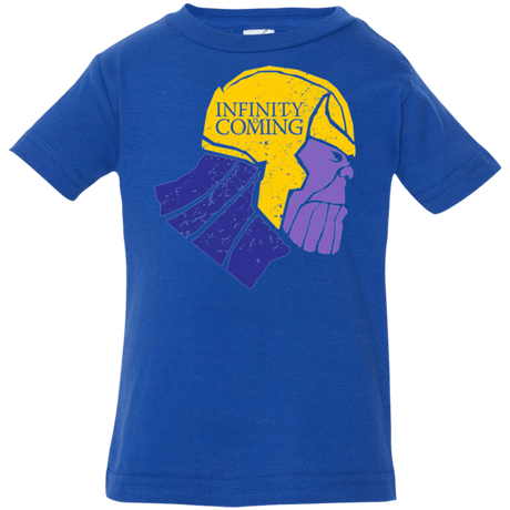 T-Shirts Royal / 6 Months Infinity is Coming Infant Premium T-Shirt