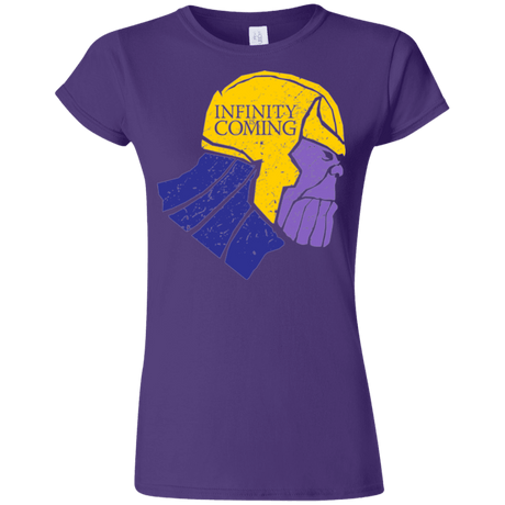 T-Shirts Purple / S Infinity is Coming Junior Slimmer-Fit T-Shirt