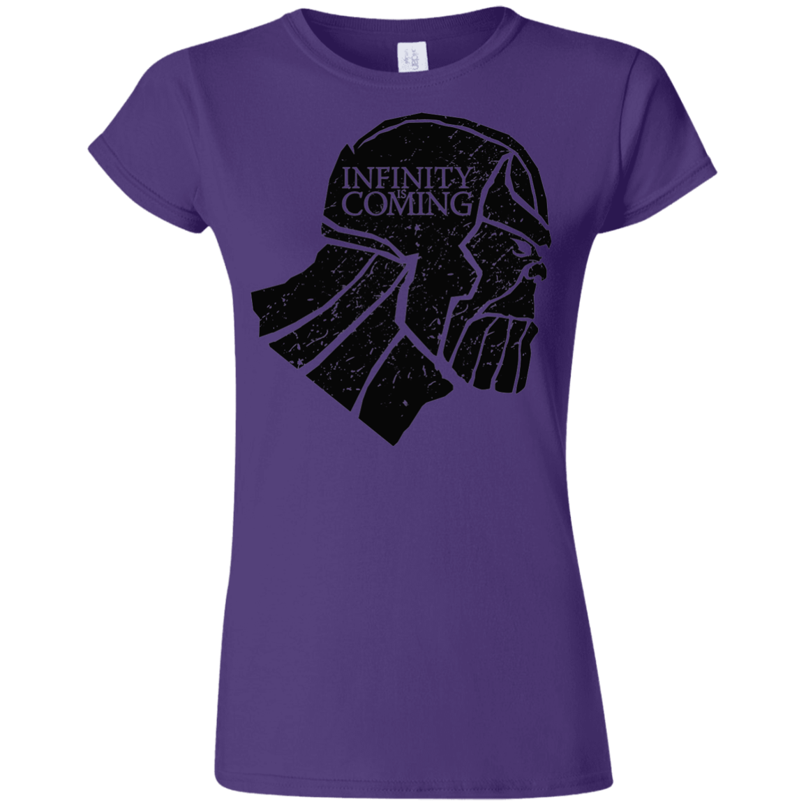 T-Shirts Purple / S Infinity is coming Junior Slimmer-Fit T-Shirt