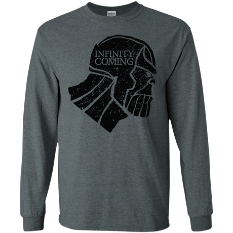 T-Shirts Dark Heather / S Infinity is coming Men's Long Sleeve T-Shirt