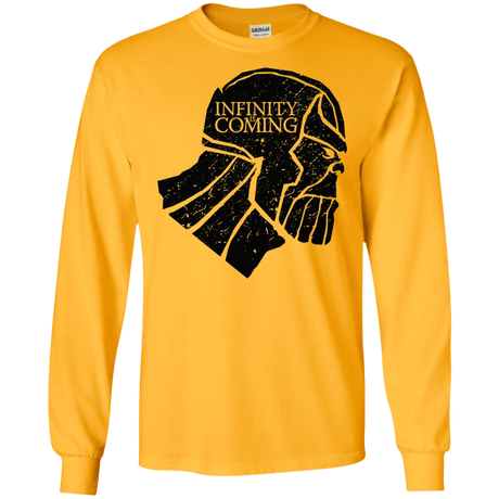 T-Shirts Gold / S Infinity is coming Men's Long Sleeve T-Shirt