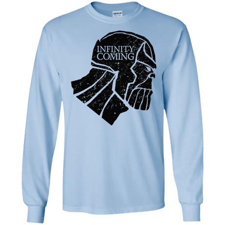 T-Shirts Light Blue / S Infinity is coming Men's Long Sleeve T-Shirt