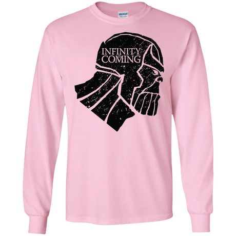 T-Shirts Light Pink / S Infinity is coming Men's Long Sleeve T-Shirt