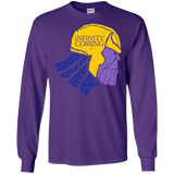 T-Shirts Purple / S Infinity is Coming Men's Long Sleeve T-Shirt