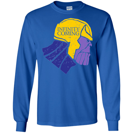 T-Shirts Royal / S Infinity is Coming Men's Long Sleeve T-Shirt