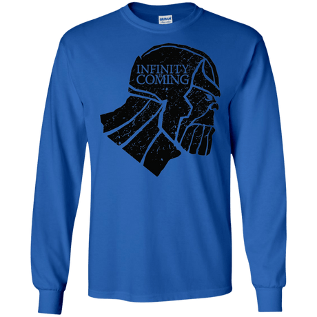 T-Shirts Royal / S Infinity is coming Men's Long Sleeve T-Shirt