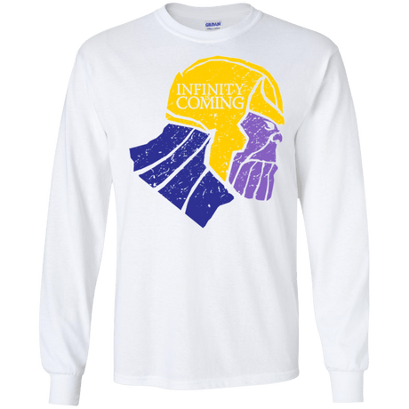 T-Shirts White / S Infinity is Coming Men's Long Sleeve T-Shirt