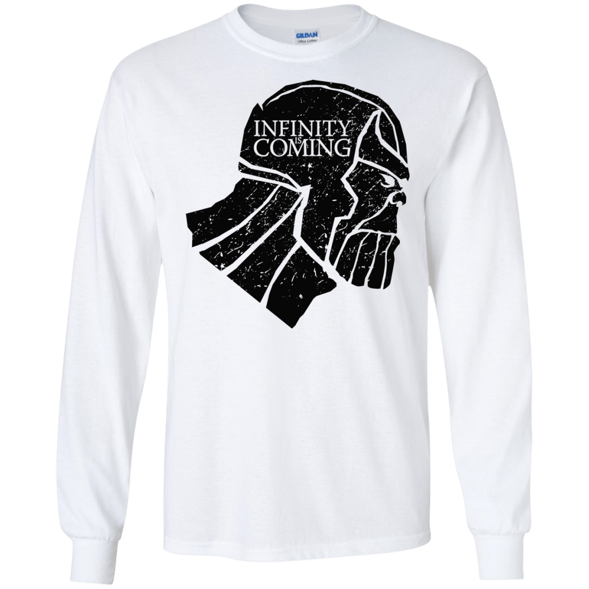 T-Shirts White / S Infinity is coming Men's Long Sleeve T-Shirt