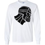 T-Shirts White / S Infinity is coming Men's Long Sleeve T-Shirt