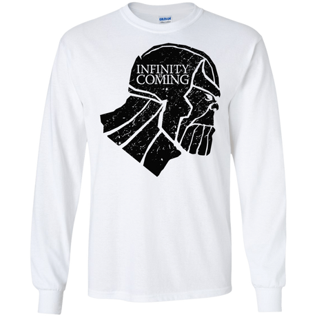 T-Shirts White / S Infinity is coming Men's Long Sleeve T-Shirt