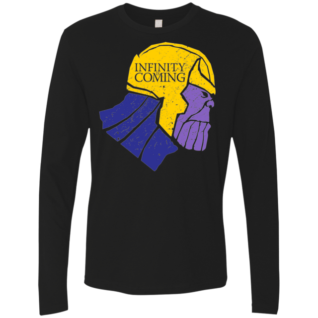 T-Shirts Black / S Infinity is Coming Men's Premium Long Sleeve