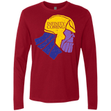 T-Shirts Cardinal / S Infinity is Coming Men's Premium Long Sleeve