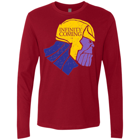 T-Shirts Cardinal / S Infinity is Coming Men's Premium Long Sleeve