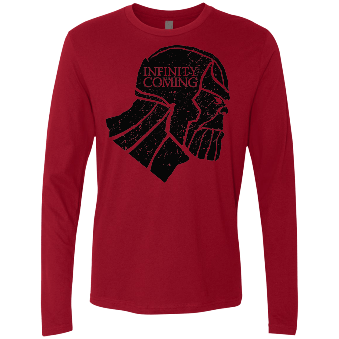 T-Shirts Cardinal / S Infinity is coming Men's Premium Long Sleeve