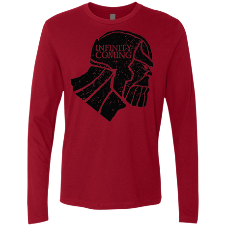 T-Shirts Cardinal / S Infinity is coming Men's Premium Long Sleeve