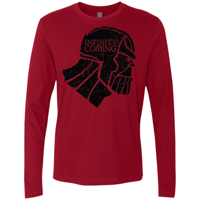 T-Shirts Cardinal / S Infinity is coming Men's Premium Long Sleeve