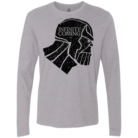 T-Shirts Heather Grey / S Infinity is coming Men's Premium Long Sleeve