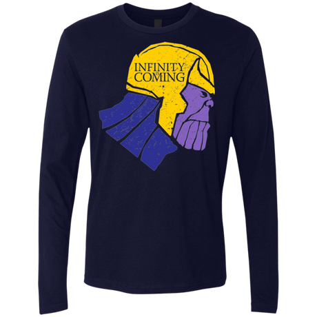 T-Shirts Midnight Navy / S Infinity is Coming Men's Premium Long Sleeve
