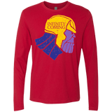 T-Shirts Red / S Infinity is Coming Men's Premium Long Sleeve