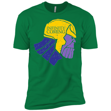 T-Shirts Kelly Green / X-Small Infinity is Coming Men's Premium T-Shirt