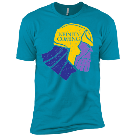 T-Shirts Turquoise / X-Small Infinity is Coming Men's Premium T-Shirt