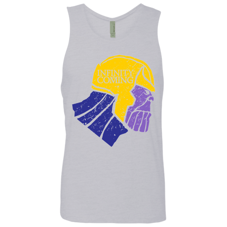 T-Shirts Heather Grey / S Infinity is Coming Men's Premium Tank Top